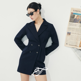 TIANA - Amelie Blazer Dress in Navy
