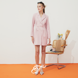 TIANA - Amelie Blazer Dress in Baby Pink