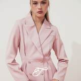TIANA - Amelie Blazer Dress in Baby Pink