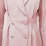TIANA - Amelie Blazer Dress in Baby Pink