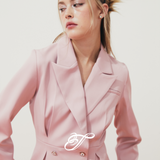 TIANA - Amelie Blazer Dress in Baby Pink