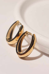 Lime Jewelry - Irregular Hoops Earrings