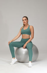 IAM3F - Danica Sustainable Leggings in Moss Green