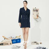 TIANA - Amelie Blazer Dress in Navy