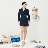 TIANA - Amelie Blazer Dress in Navy