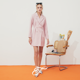 TIANA - Amelie Blazer Dress in Baby Pink