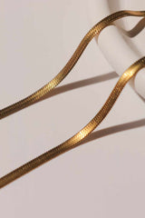 Lime Jewelry - Flat Snake Necklace