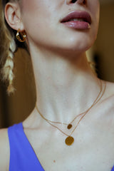 Lime Jewelry - Big Disc Necklace