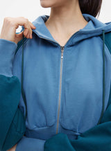 LIT - Rebounce Corset Jacket in Blue and Turquoise