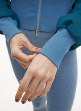 LIT - Rebounce Corset Jacket in Blue and Turquoise