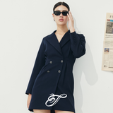 TIANA - Amelie Blazer Dress in Navy