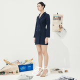 TIANA - Amelie Blazer Dress in Navy