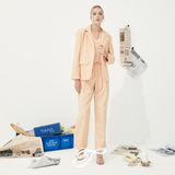 TIANA - Chique Suit Vest in Coral