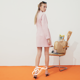 TIANA - Amelie Blazer Dress in Baby Pink