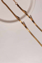 Lime Jewelry - Flat Snake Necklace