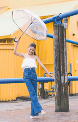 Silhouette - Gabriel Flare Pants in Blue