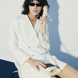TIANA - Amelie Blazer Dress in White