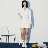 TIANA - Amelie Blazer Dress in White
