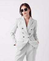 TIANA - Kyrah Double-Breasted Blazer in White