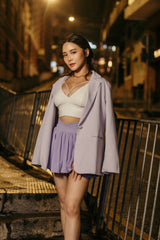 TIANA - WENDY BLAZER AND SHORTS SET IN LILAC