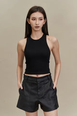 Emvy - Arlo Padded Top in Black