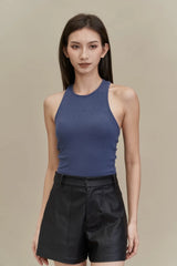 Emvy - Arlo Padded Top in Blue