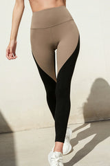 WISKII - Bergamotto Mix Leggings in Black & Beige