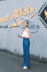 Silhouette - Gabriel Flare Pants in Blue