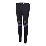 IAM3F - Hope Mesh Strip Leggings in Black & Blue