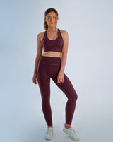 Metanoia - Bare Sensations Sports Bra in Burgundy