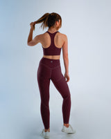 Metanoia - Bare Sensations Leggings in Burgundy