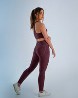 Metanoia - Bare Sensations Leggings in Burgundy