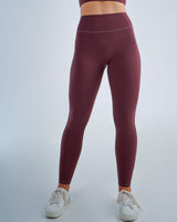 Metanoia - Bare Sensations Leggings in Burgundy