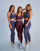 Metanoia - Bare Sensations Leggings in Burgundy
