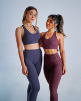 Metanoia - Bare Sensations Leggings in Burgundy