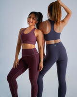 Metanoia - Bare Sensations Sports Bra in Burgundy