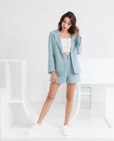 TIANA - WENDY BLAZER AND SHORTS SET IN LIGHT BLUE