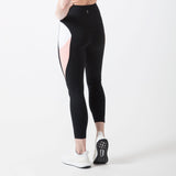 BYO ACTIVE - CORAL ME MAYBE LEGGINGS IN BLACK & CAROL