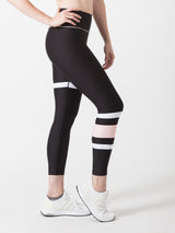 BYO ACTIVE - SHORE WIN LEGGINGS IN BLACK, PINK & WHITE
