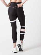 BYO ACTIVE - SHORE WIN LEGGINGS IN BLACK, PINK & WHITE