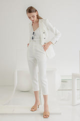 TIANA - Irina Slimming Pants in White