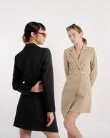 TIANA - STELLA BLAZER DRESS IN BLACK