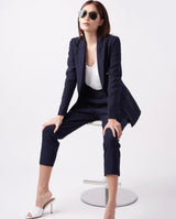 TIANA - Kyrah Double-Breasted Blazer in Navy