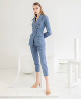 TIANA - Irina Slimming Pants in Santorini Blue