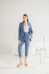 TIANA - Irina Slimming Pants in Santorini Blue