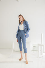 TIANA - Irina Slimming Pants in Santorini Blue