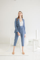 TIANA - Irina Slimming Pants in Santorini Blue