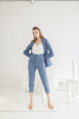 TIANA - Irina Slimming Pants in Santorini Blue