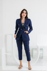 TIANA - Irina Slimming Pants in Light Navy