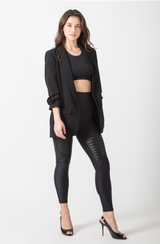 BYO ACTIVE - MOTO LEGGINGS IN BLACK